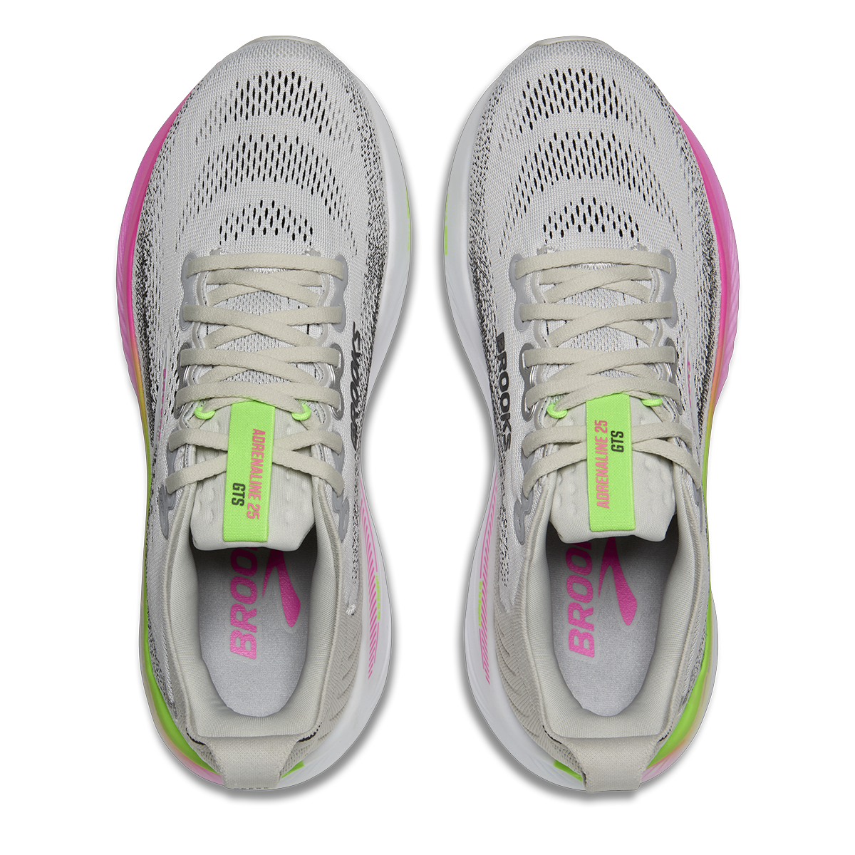 Brooks Adrenaline GTS 25 — Black - Black - Ebony — Size B — Width 6 — Alternate View 19