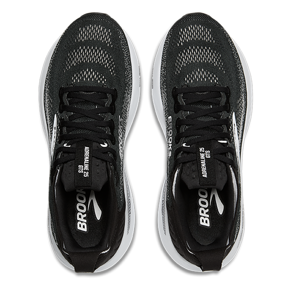 Brooks Adrenaline GTS 25 — Black - Black - Ebony — Size B — Width 6 — Alternate View 35