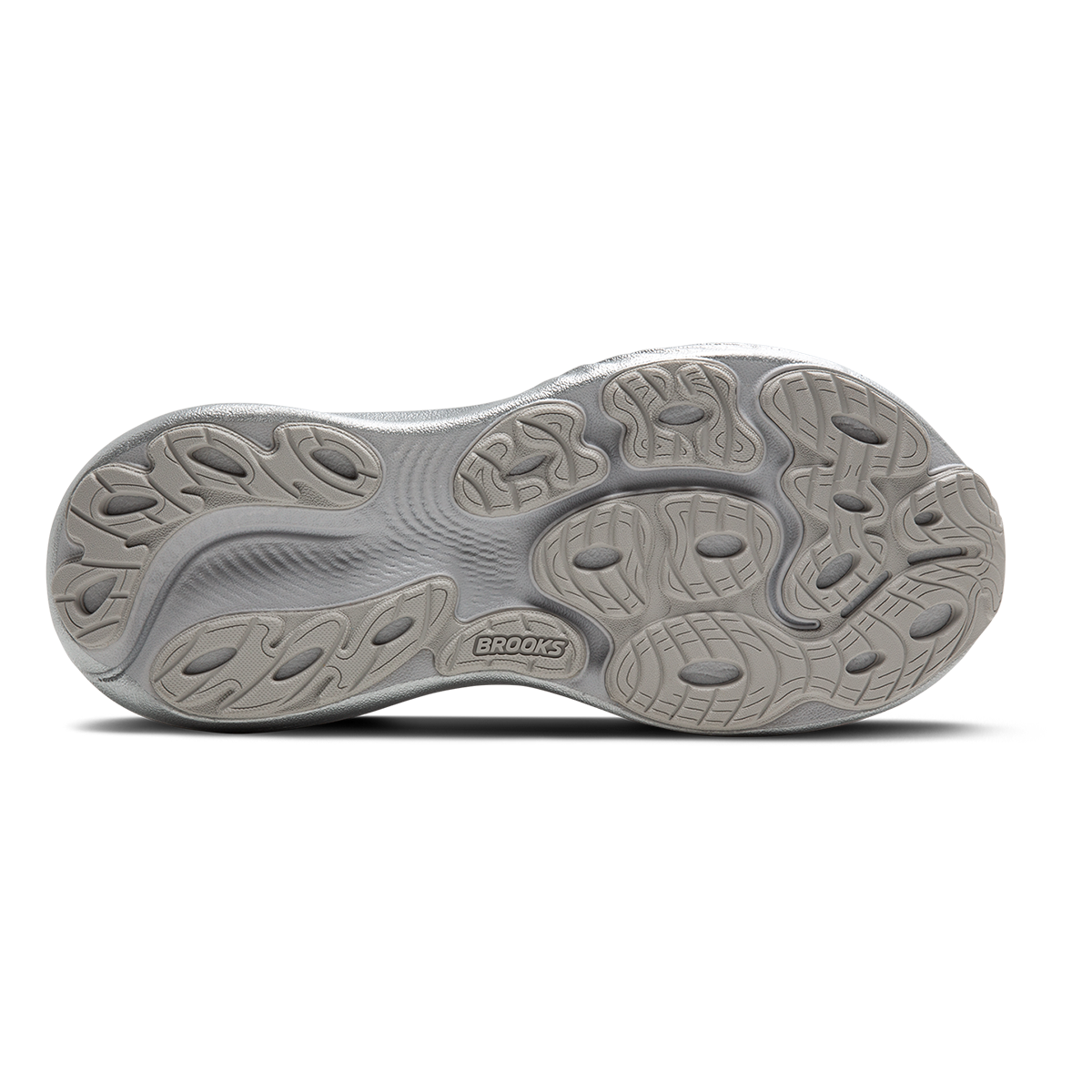 Brooks Adrenaline GTS 25 Anniversary — Silver - Lunar Rock — Size B — Width 5 — Top View