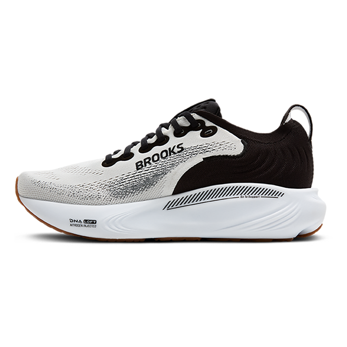 Brooks Adrenaline GTS 25 — Black - Black - Ebony — Size B — Width 6 — Alternate View 38