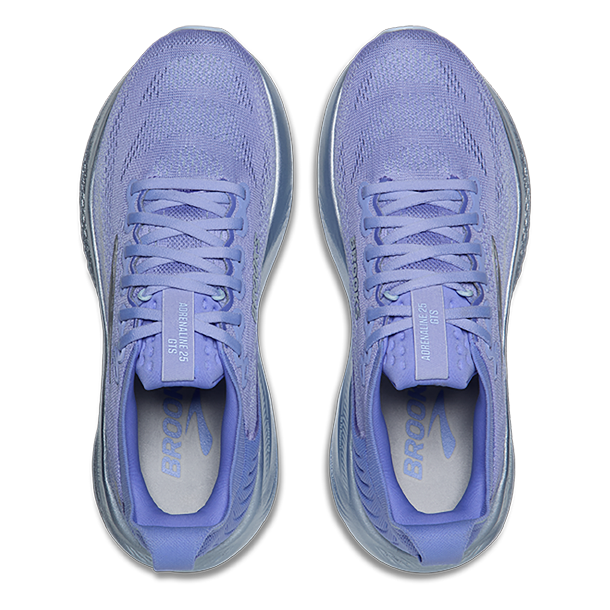 Brooks Adrenaline GTS 25 Metallics — Blazing Bell - Skyway — Size B — Width 6.5 — Back View
