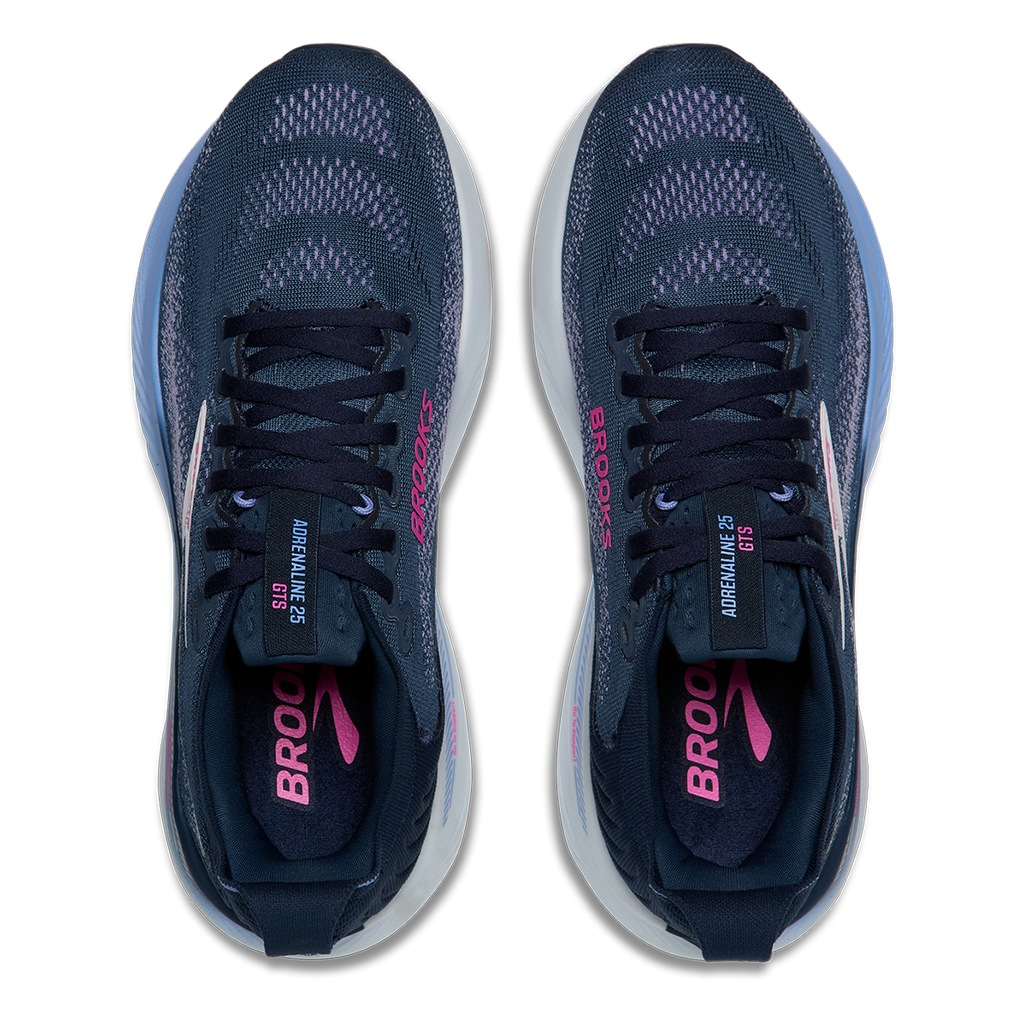 Brooks Adrenaline GTS 25 — Black - Black - Ebony — Size B — Width 6 — Alternate View 67