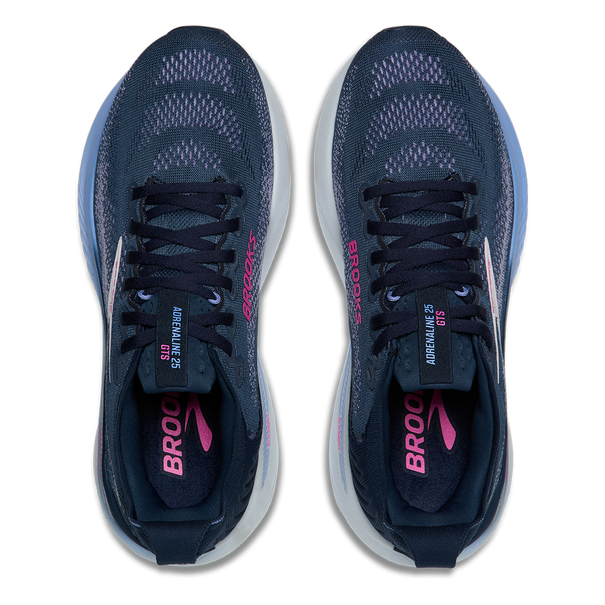 Brooks Adrenaline GTS 25 — Black - Black - Ebony — Size B — Width 6 — Alternate View 67