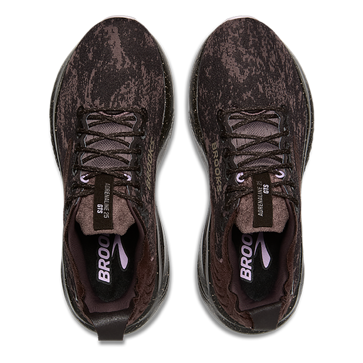 Brooks Adrenaline GTS 25 — Black - Black - Ebony — Size B — Width 6 — Alternate View 71