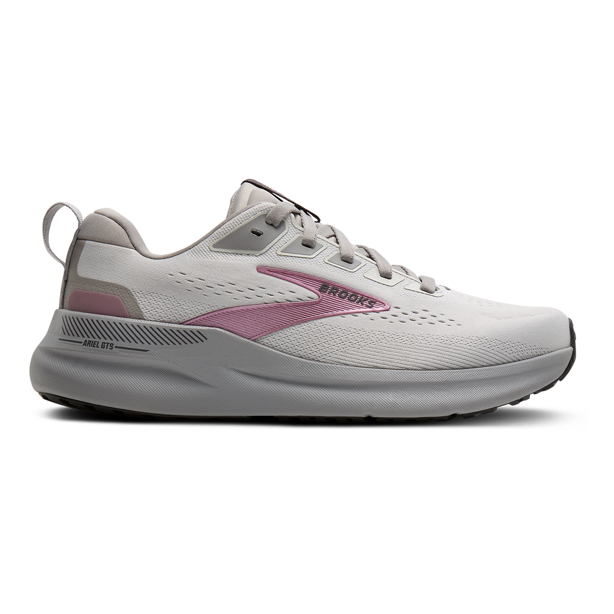 Brooks Ariel GTS 26 — Black - Grey - White — Size B — Width 6 — Front View