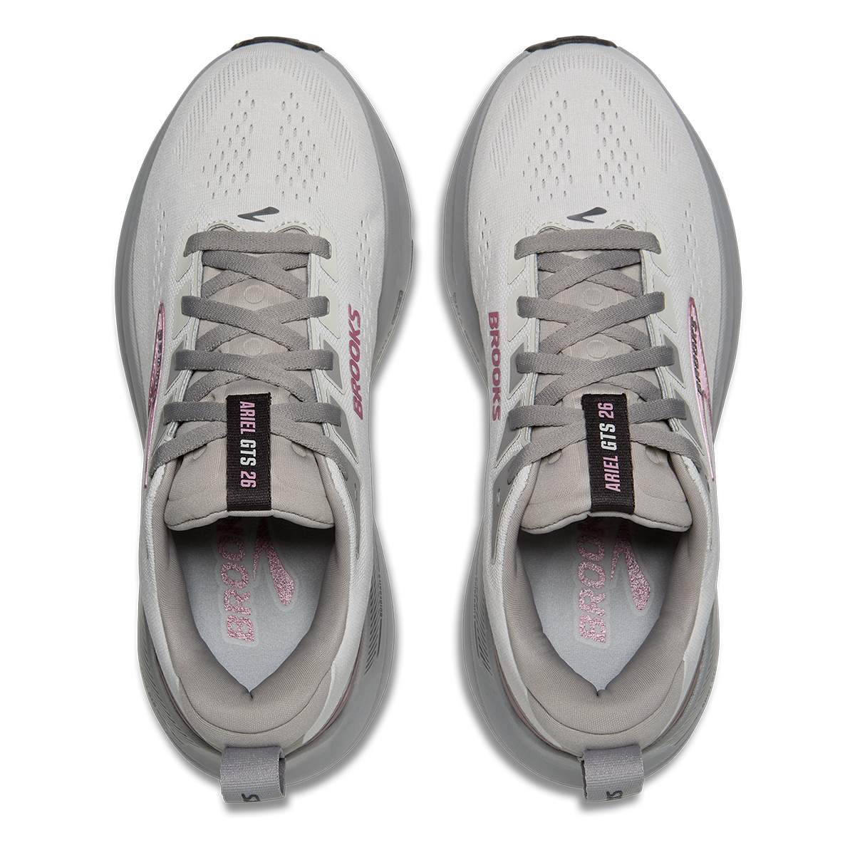 Brooks Ariel GTS 26 — Black - Grey - White — Size B — Width 6 — Back View