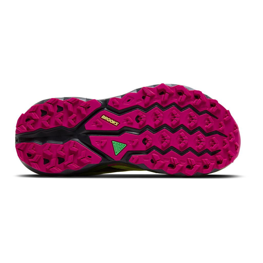 Brooks Cascadia 19 — Black - Black - Ebony — Size B — Width 7.5 — Top View