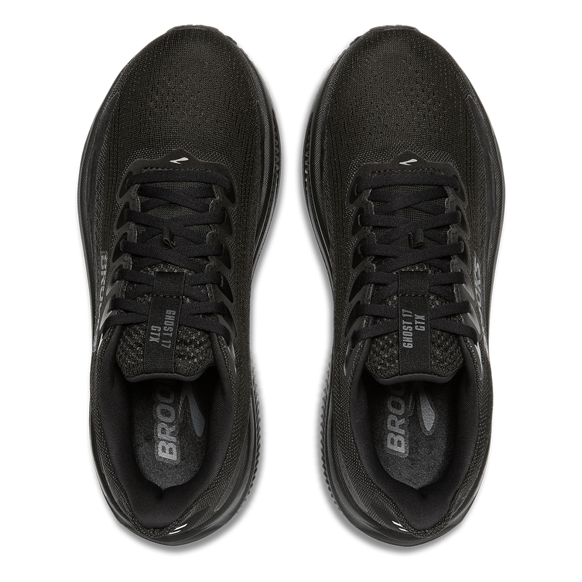 Brooks Ghost 17 GTX — Black - Black - Ebony — Size B — Width 7 — Alternate View 7
