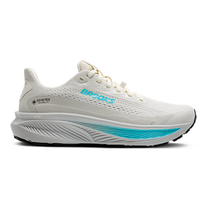 Brooks Ghost 17 GTX — Black - Black - Ebony — Size B — Width 7 — Front View