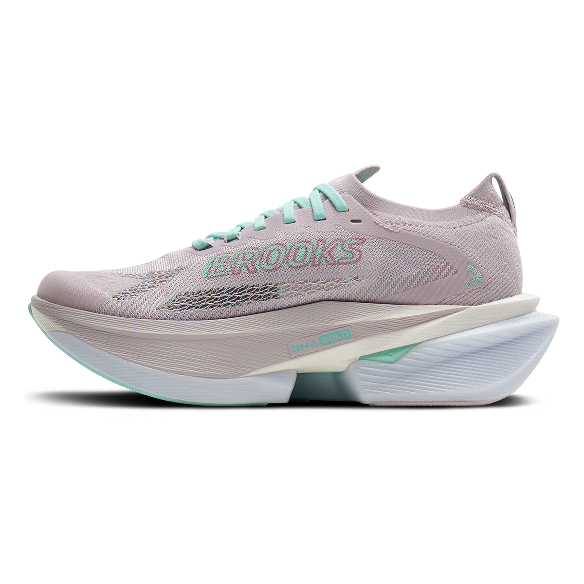 Brooks Hyperion Max 3 — Coconut - Green Gecko - Pink Clay — Size B — Width 6.5 — Alternate View 14