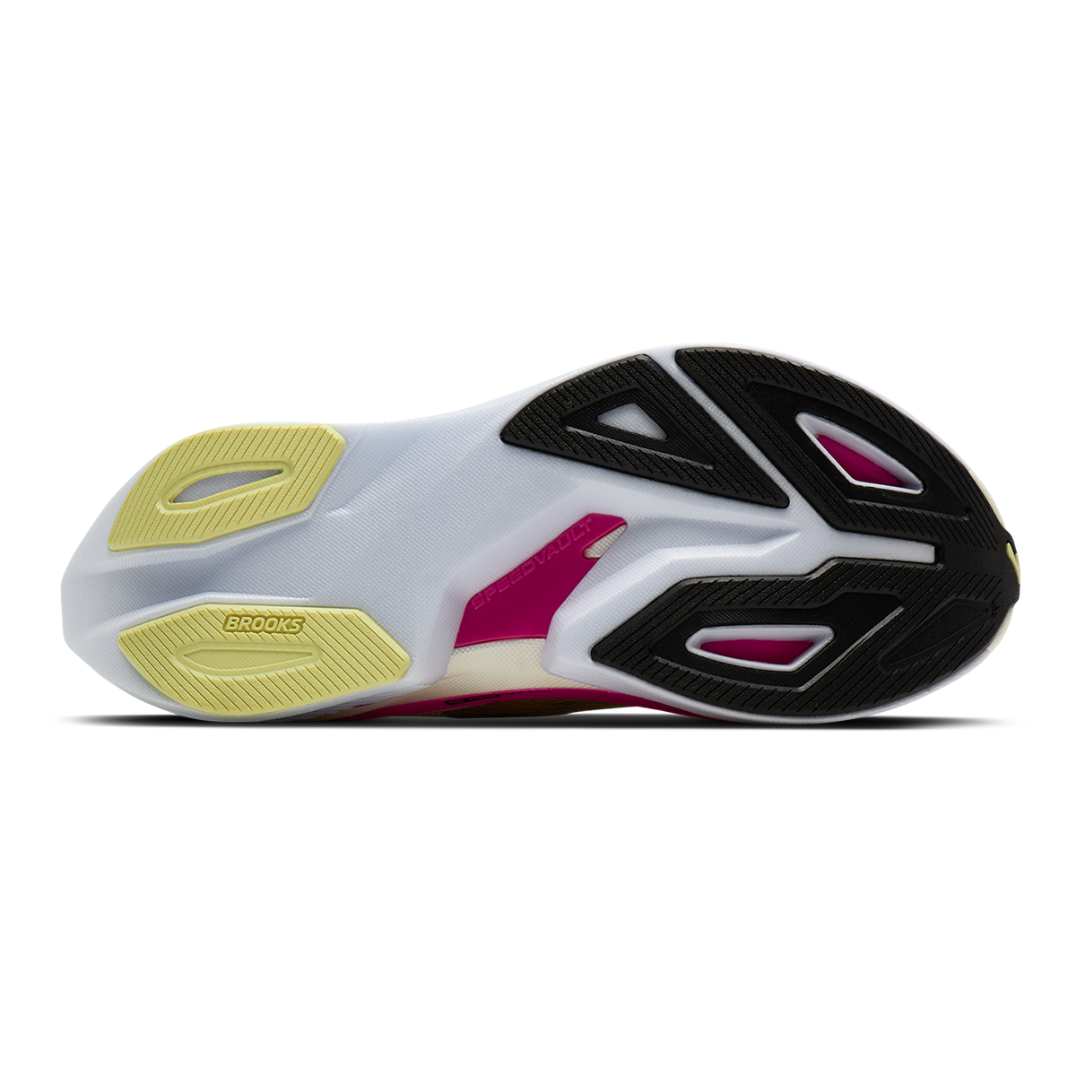 Brooks Hyperion Max 3 — Coconut - Green Gecko - Pink Clay — Size B — Width 6.5 — Top View