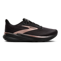 Brooks Revel 8 — Black - Black - Rose Gold — Size B — Width 7.5 — Front View