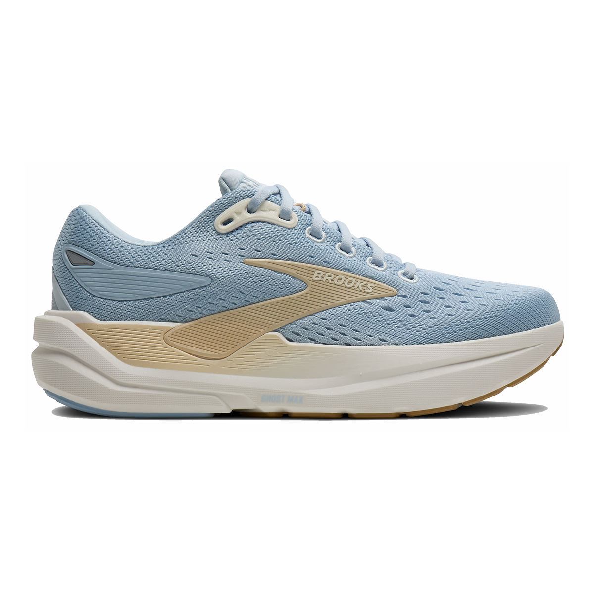 Brooks Ghost Max 3 — Black - Black - Ebony — Size B — Width 6.5 — Detail View