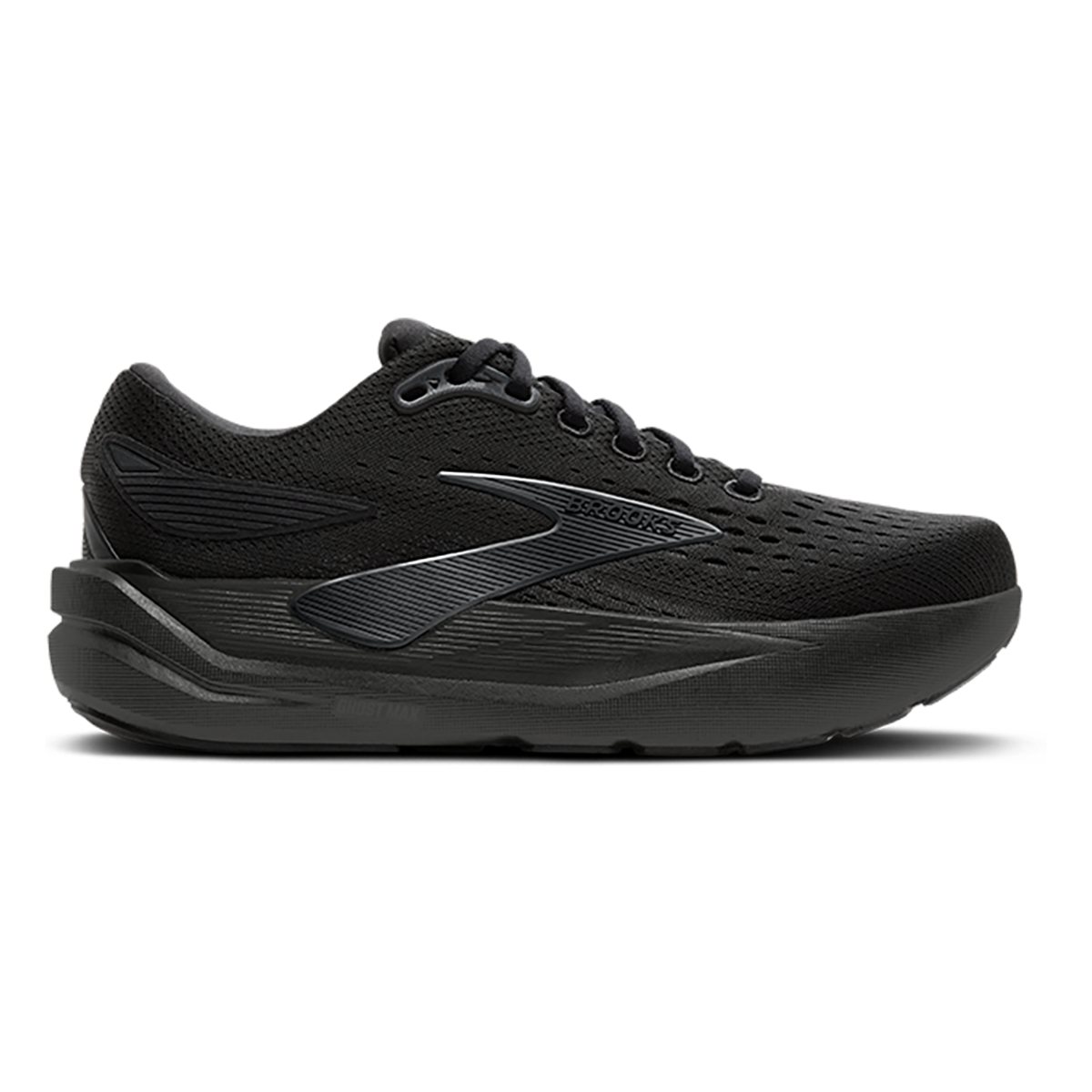 Brooks Ghost Max 3 — Black - Black - Ebony — Size B — Width 6.5 — Alternate View 25
