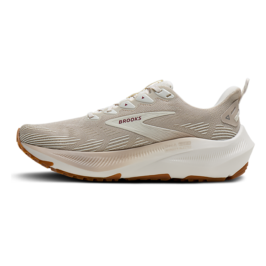 Brooks Ghost Trail — Coconut - Bluewash - Skywriting — Size B — Width 5 — Lifestyle View