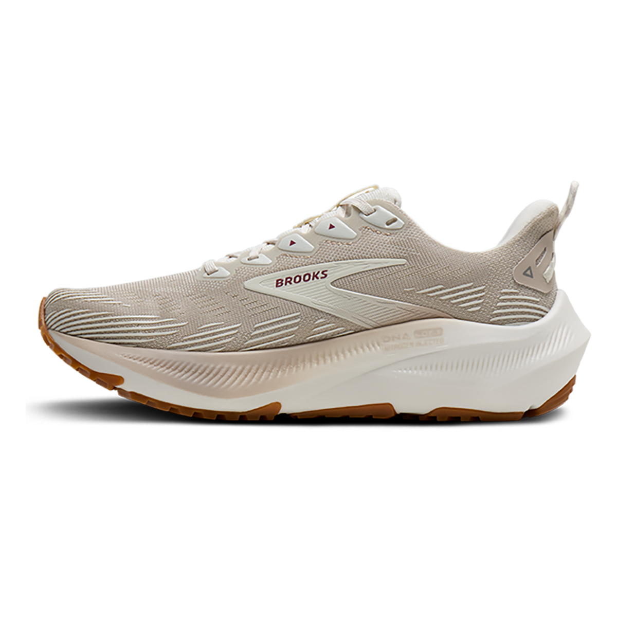 Brooks Ghost Trail — Coconut - Bluewash - Skywriting — Size B — Width 5 — Lifestyle View