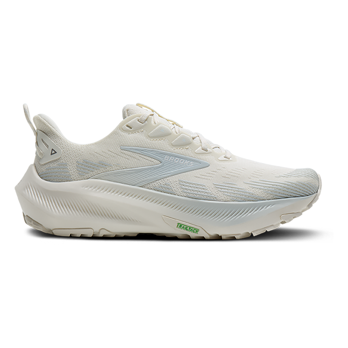 Brooks Ghost Trail — Coconut - Bluewash - Skywriting — Size B — Width 5 — Front View