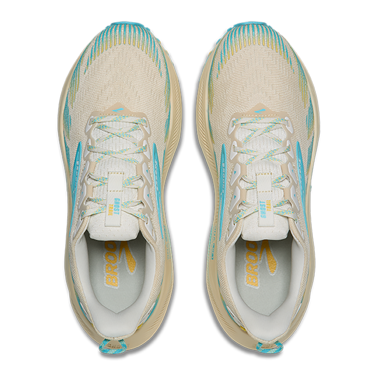 Brooks Ghost Trail — Coconut - Bluewash - Skywriting — Size B — Width 5 — Alternate View 19