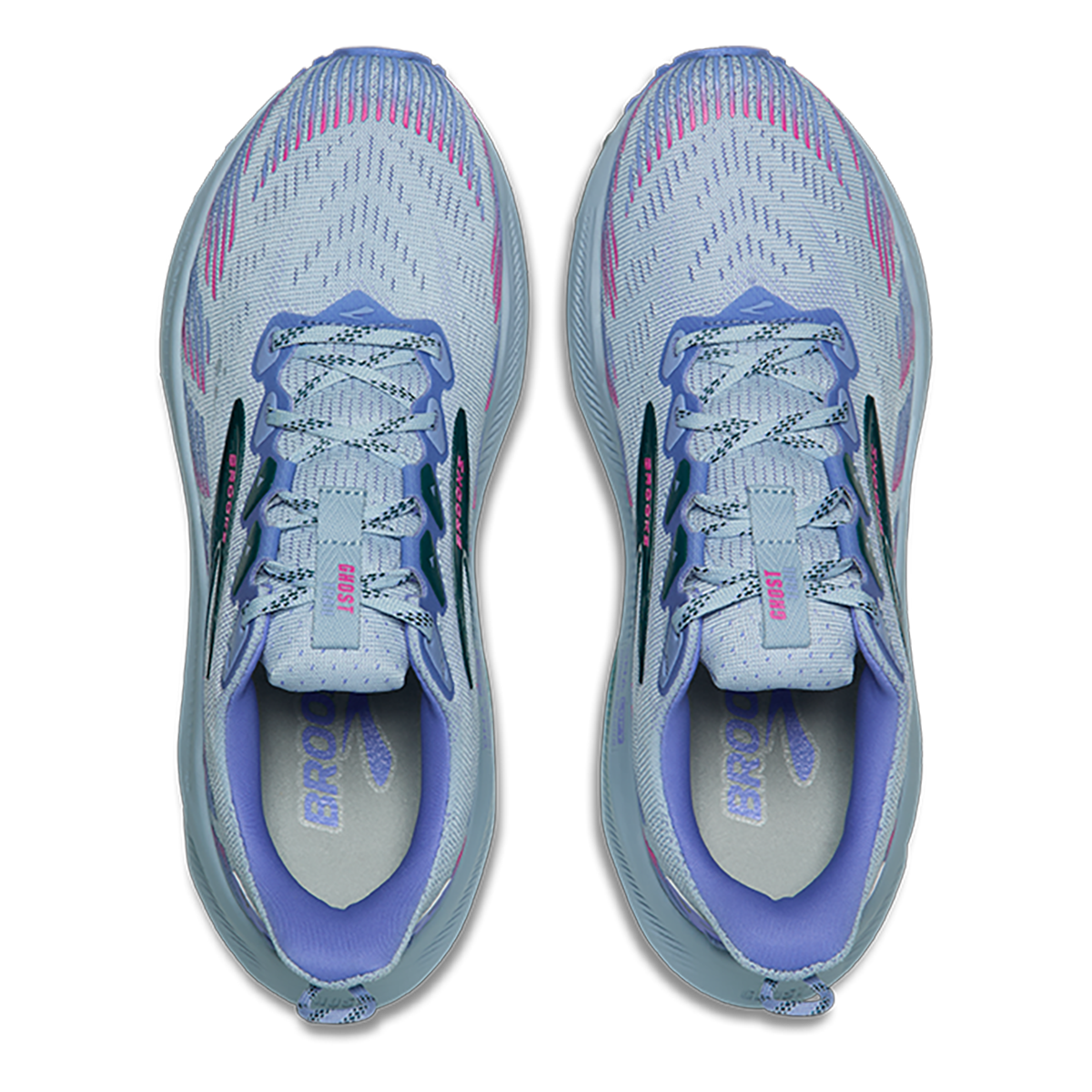 Brooks Ghost Trail — Coconut - Bluewash - Skywriting — Size B — Width 5 — Alternate View 15