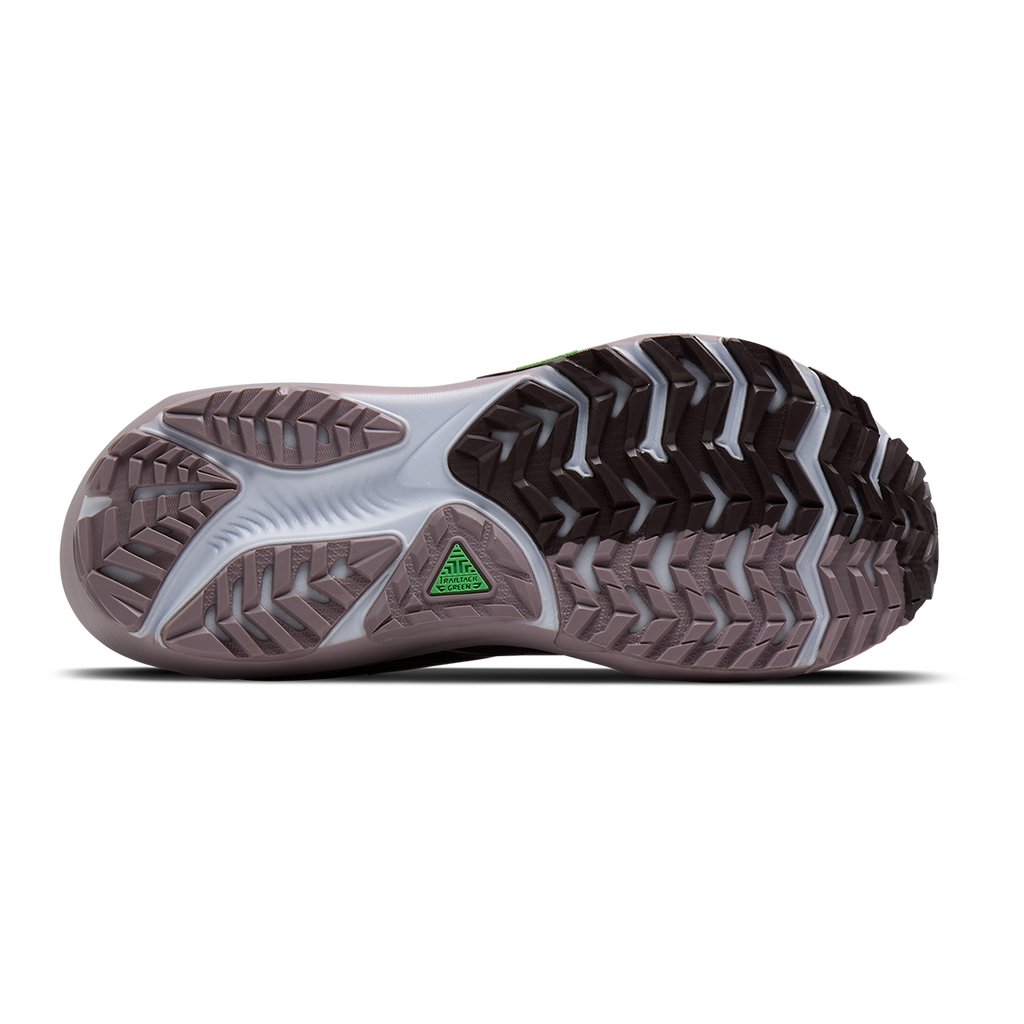 Brooks Ghost Trail Capsule Collection — Raisin - Purple - Metallic — Size B — Width 5 — Top View