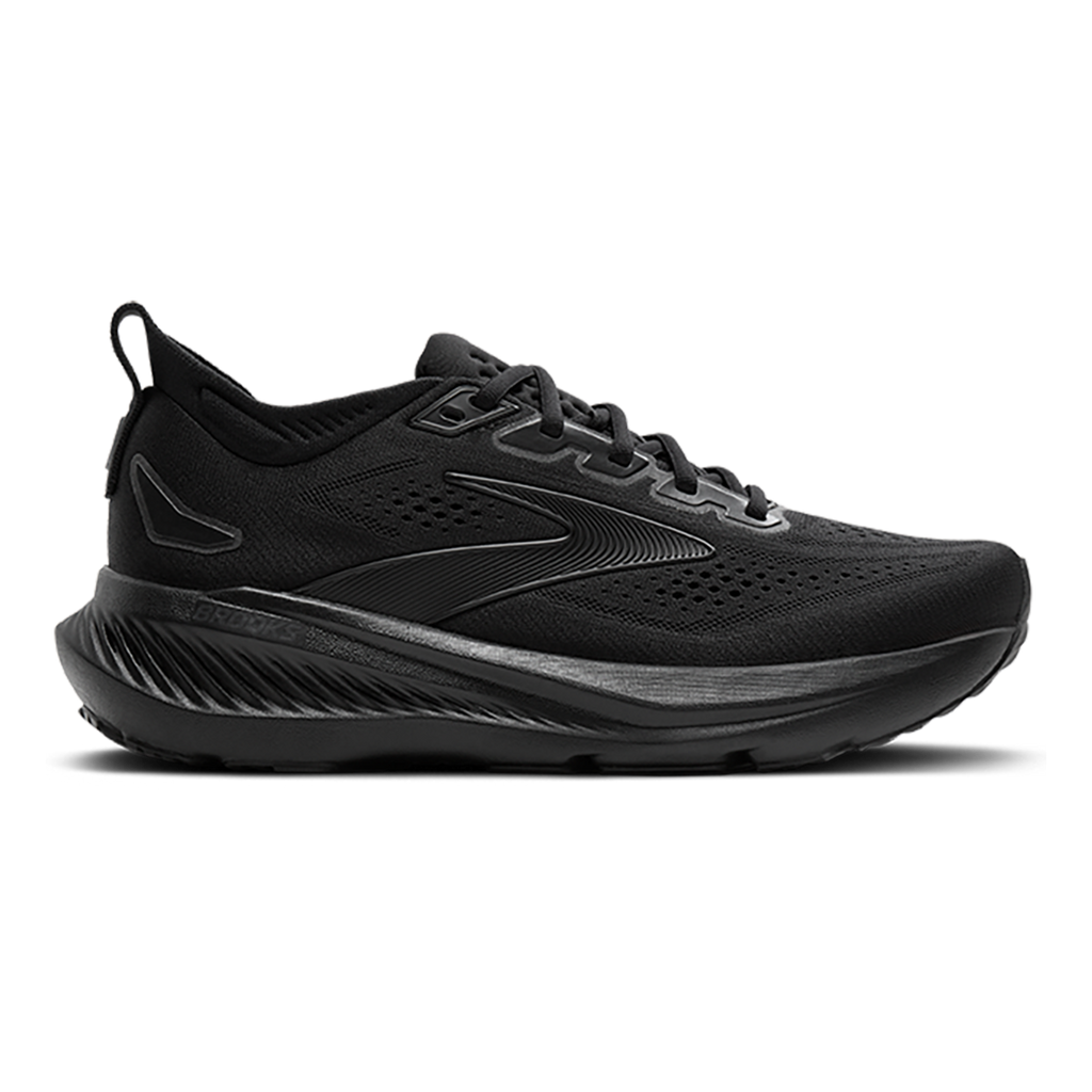 Brooks Glycerin 23 — Black - Black - Ebony — Size B — Width 5 — Detail View