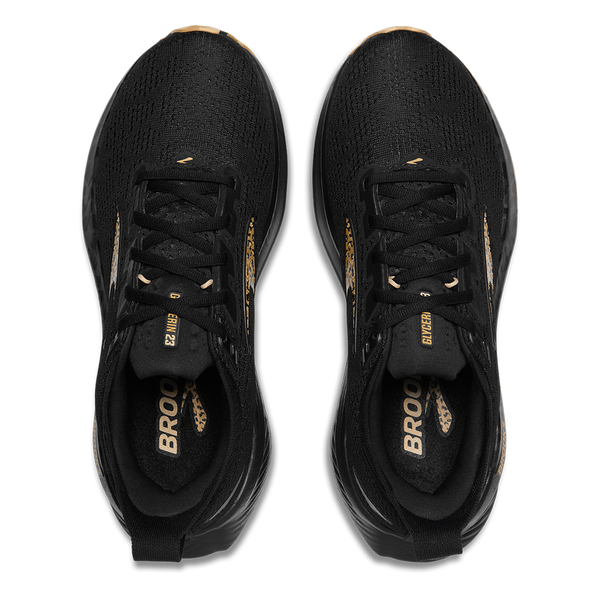 Brooks Glycerin 23 — Black - Black - Ebony — Size B — Width 5 — Alternate View 71