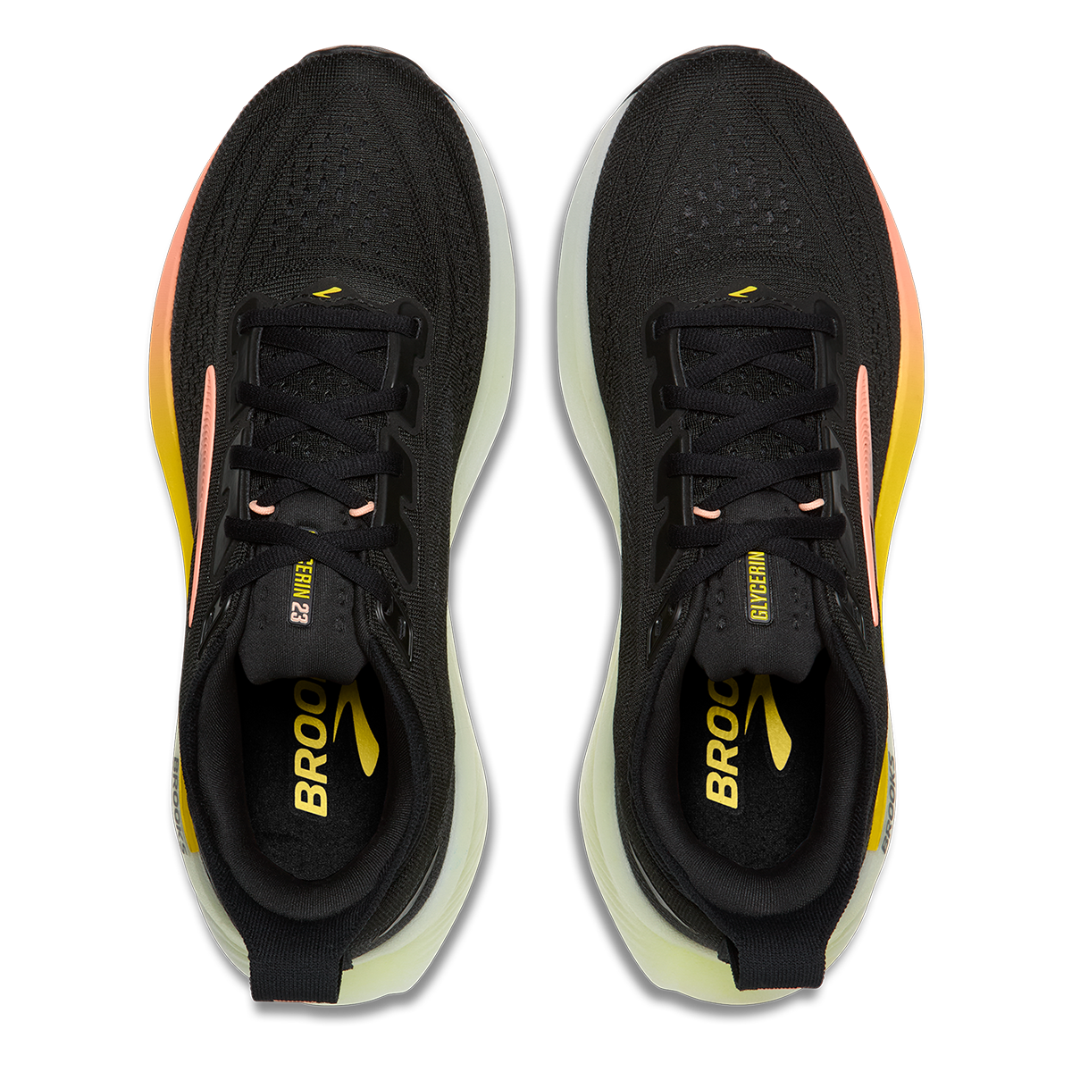 Brooks Glycerin 23 — Black - Black - Ebony — Size B — Width 5 — Alternate View 55