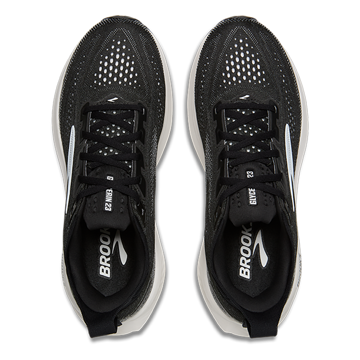 Brooks Glycerin 23 — Black - Black - Ebony — Size B — Width 5 — Alternate View 23
