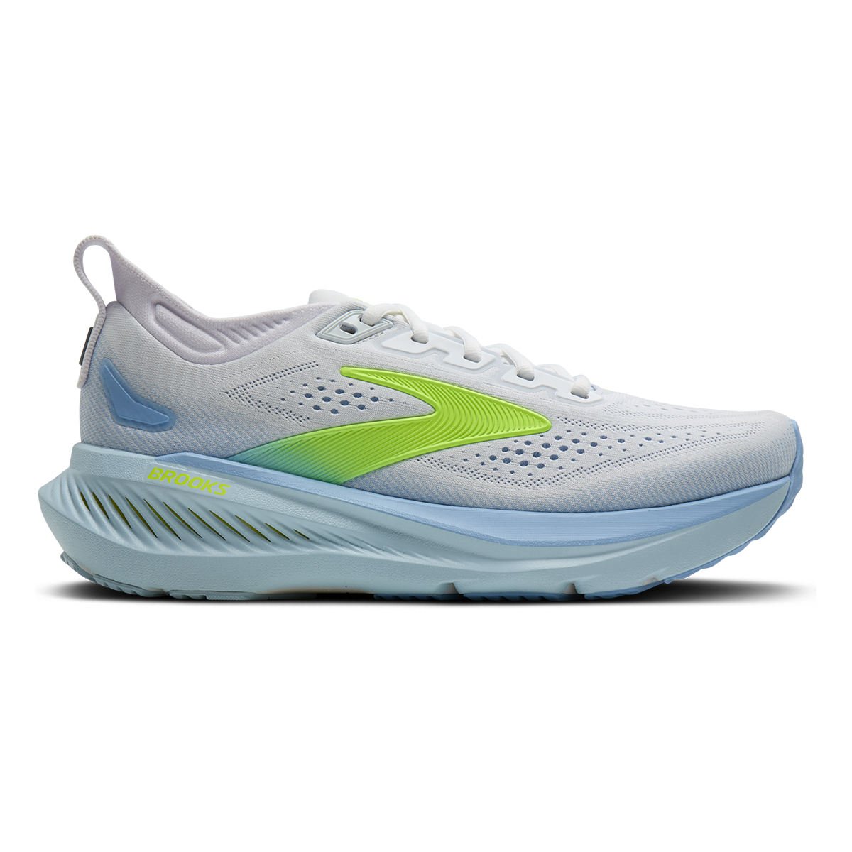Brooks Glycerin 23 Nightlife Collection — White - OpenAir - Nightlife — Size B — Width 5 — Front View