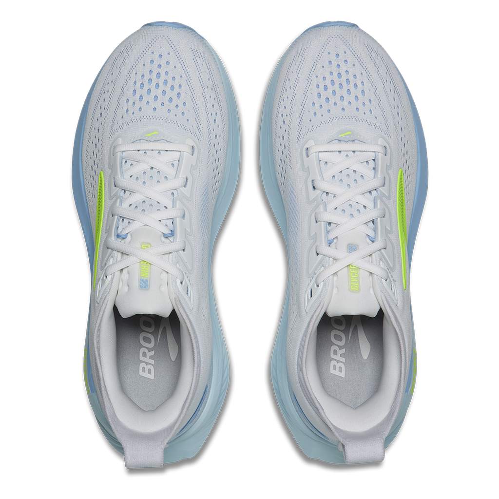 Brooks Glycerin 23 Nightlife Collection — White - OpenAir - Nightlife — Size B — Width 5 — Back View