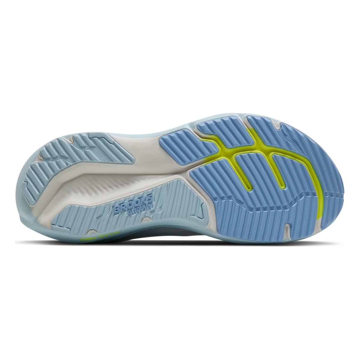 Brooks Glycerin 23 Nightlife Collection — White - OpenAir - Nightlife — Size B — Width 5 — Top View