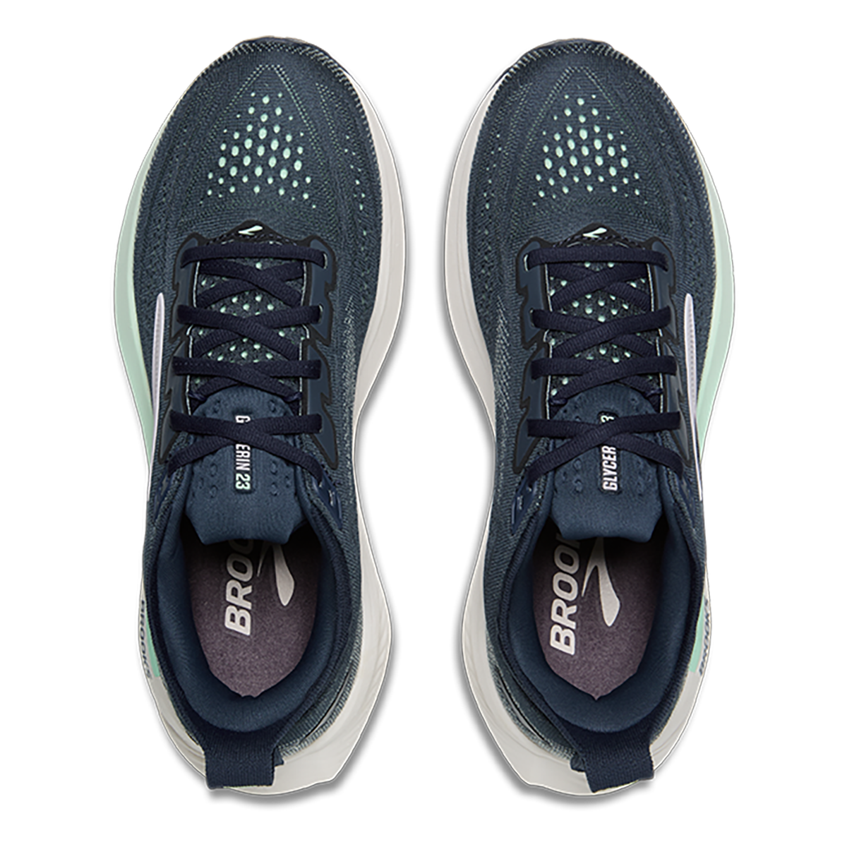 Brooks Glycerin 23 — Black - Black - Ebony — Size B — Width 5 — Alternate View 43