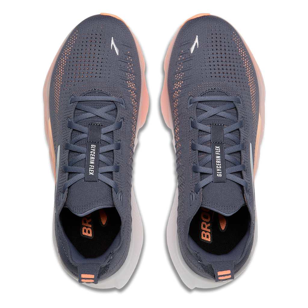 Brooks Glycerin Flex — Black - White — Size B — Width 5 — Alternate View 39
