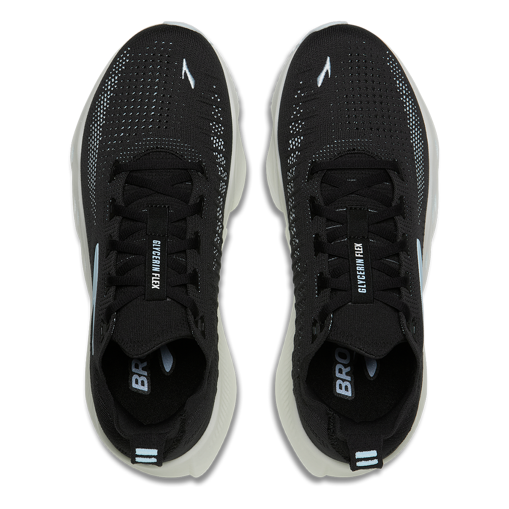 Brooks Glycerin Flex — Black - White — Size B — Width 5 — Alternate View 35