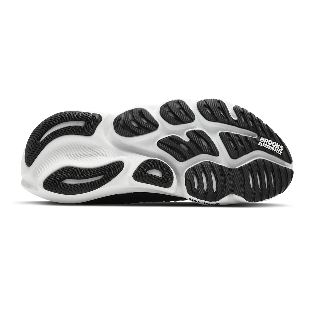 Brooks Glycerin Flex — Black - White — Size B — Width 5 — Alternate View 16