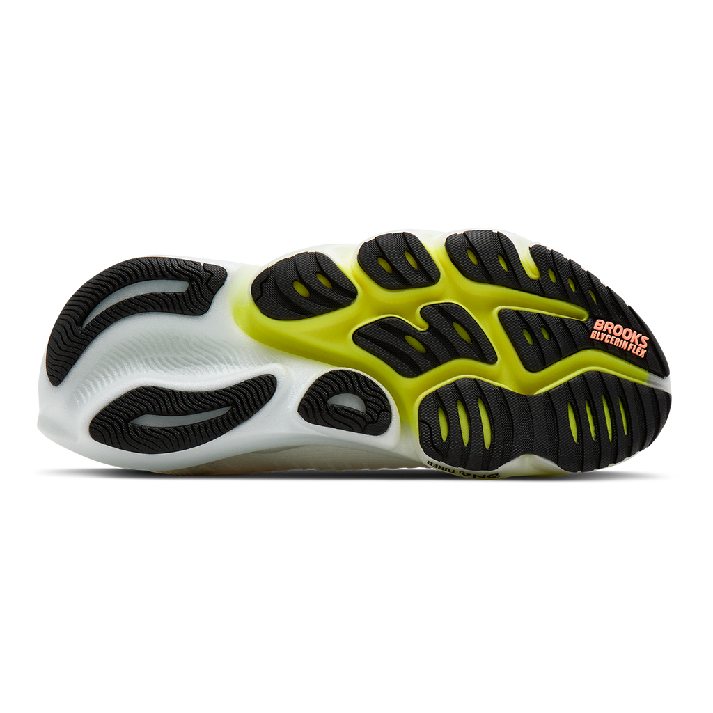 Brooks Glycerin Flex — Black - White — Size B — Width 5 — Alternate View 44