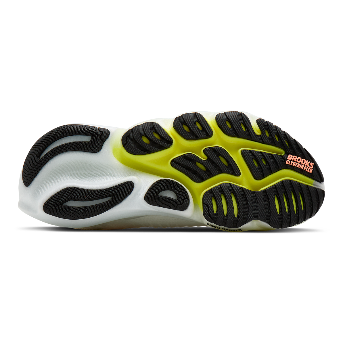 Brooks Glycerin Flex — Black - White — Size B — Width 5 — Alternate View 44
