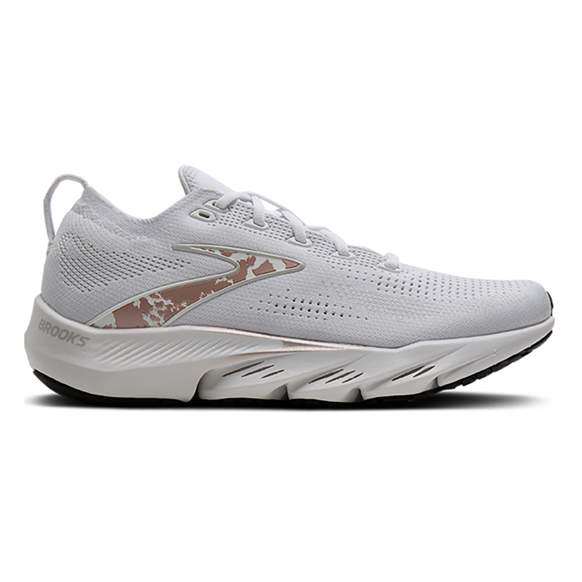 Brooks Glycerin Flex — Black - White — Size B — Width 5 — Alternate View 45