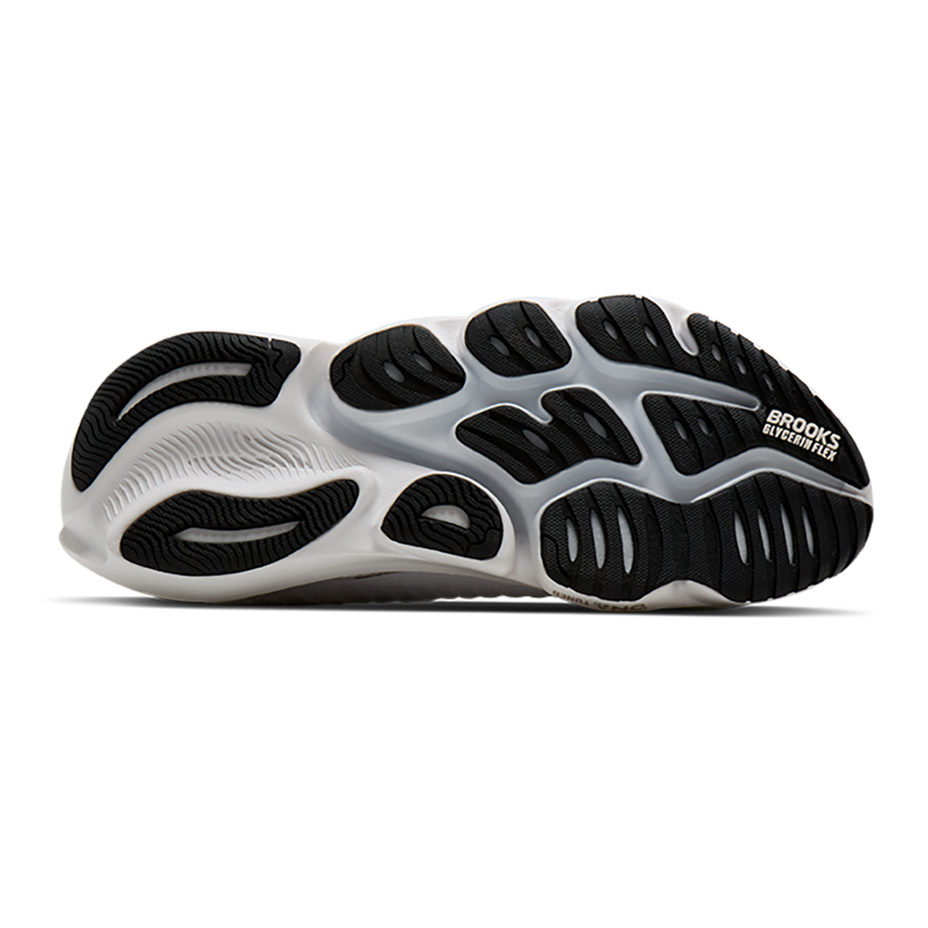 Brooks Glycerin Flex — Black - White — Size B — Width 5 — Alternate View 48
