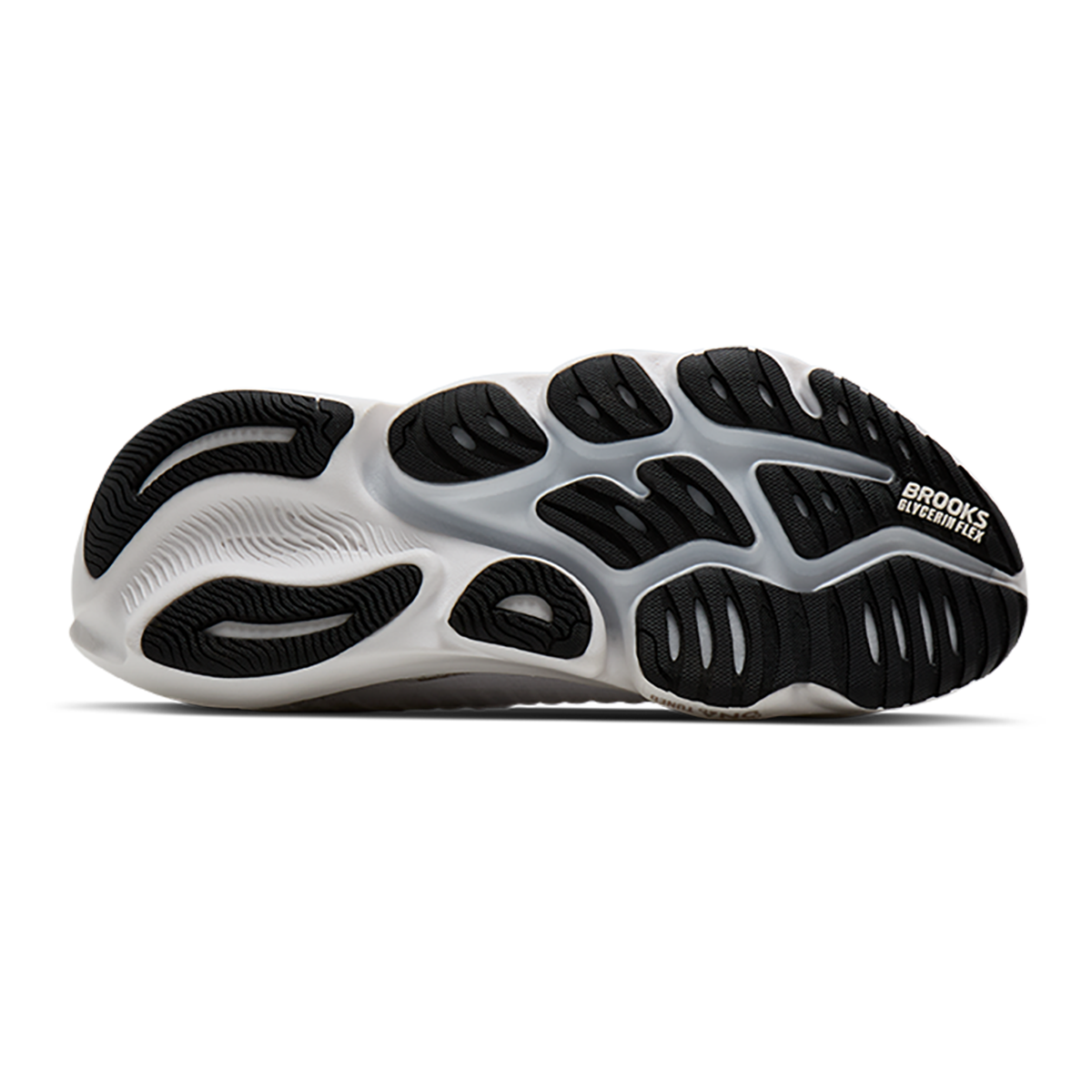 Brooks Glycerin Flex — Black - White — Size B — Width 5 — Alternate View 48