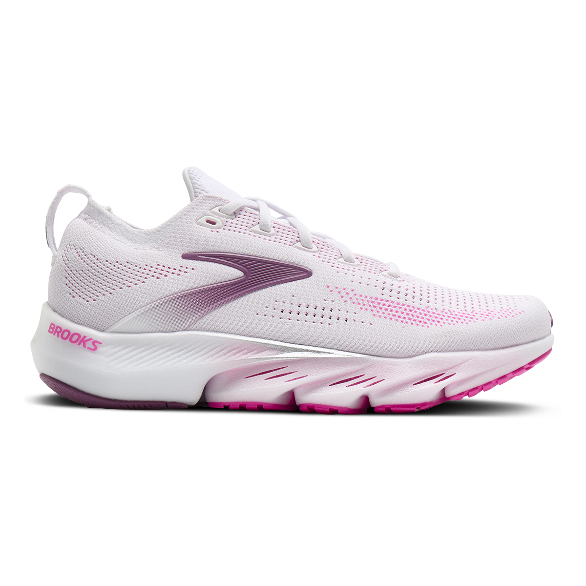 Brooks Glycerin Flex — Black - White — Size B — Width 5 — Front View