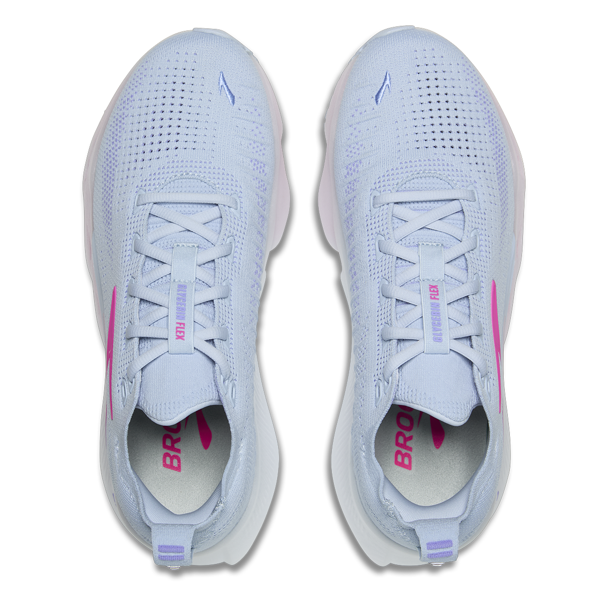 Brooks Glycerin Flex — Black - White — Size B — Width 5 — Alternate View 27