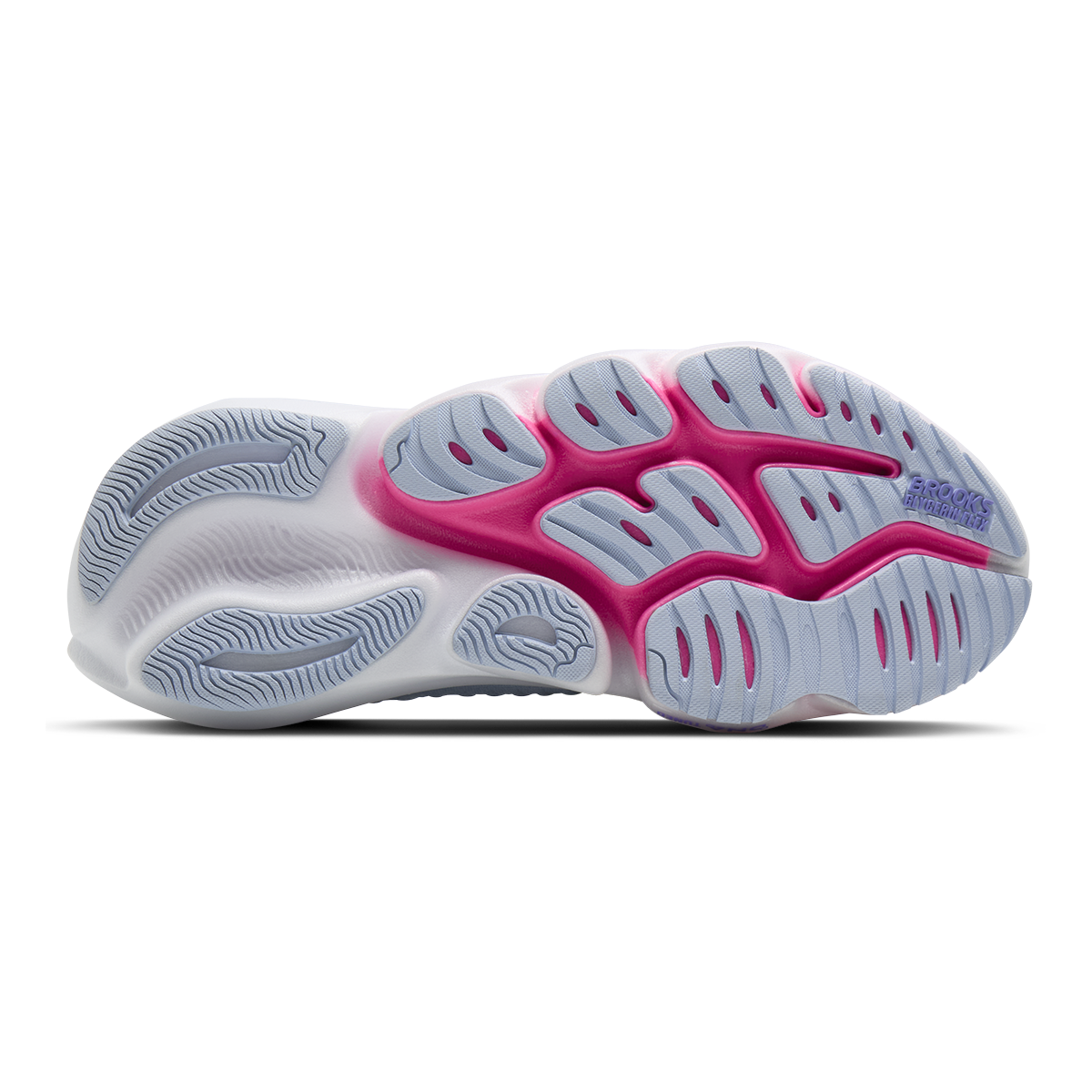 Brooks Glycerin Flex — Black - White — Size B — Width 5 — Top View