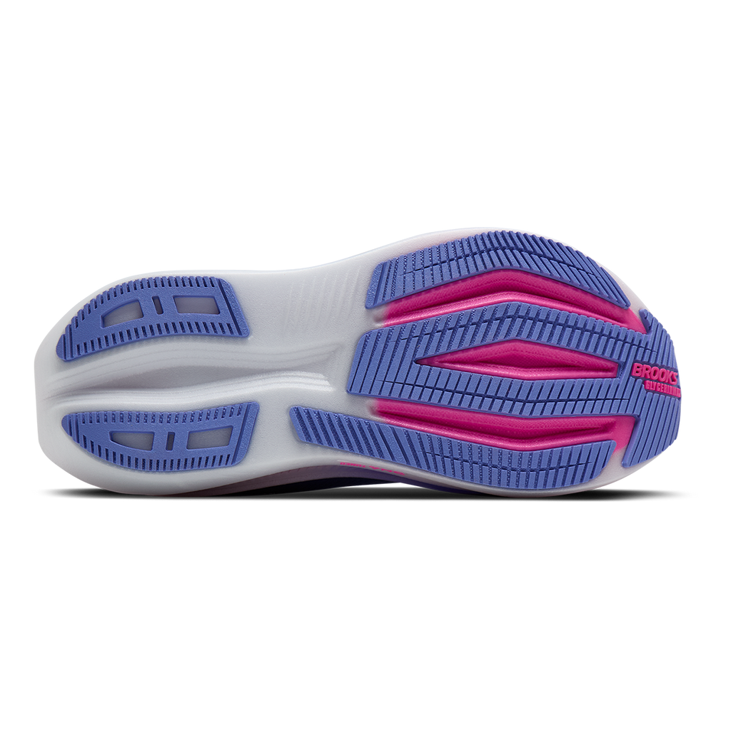 Brooks Glycerin Max 2 — Blazing Bell - Pink - White — Size B — Width 5 — Top View