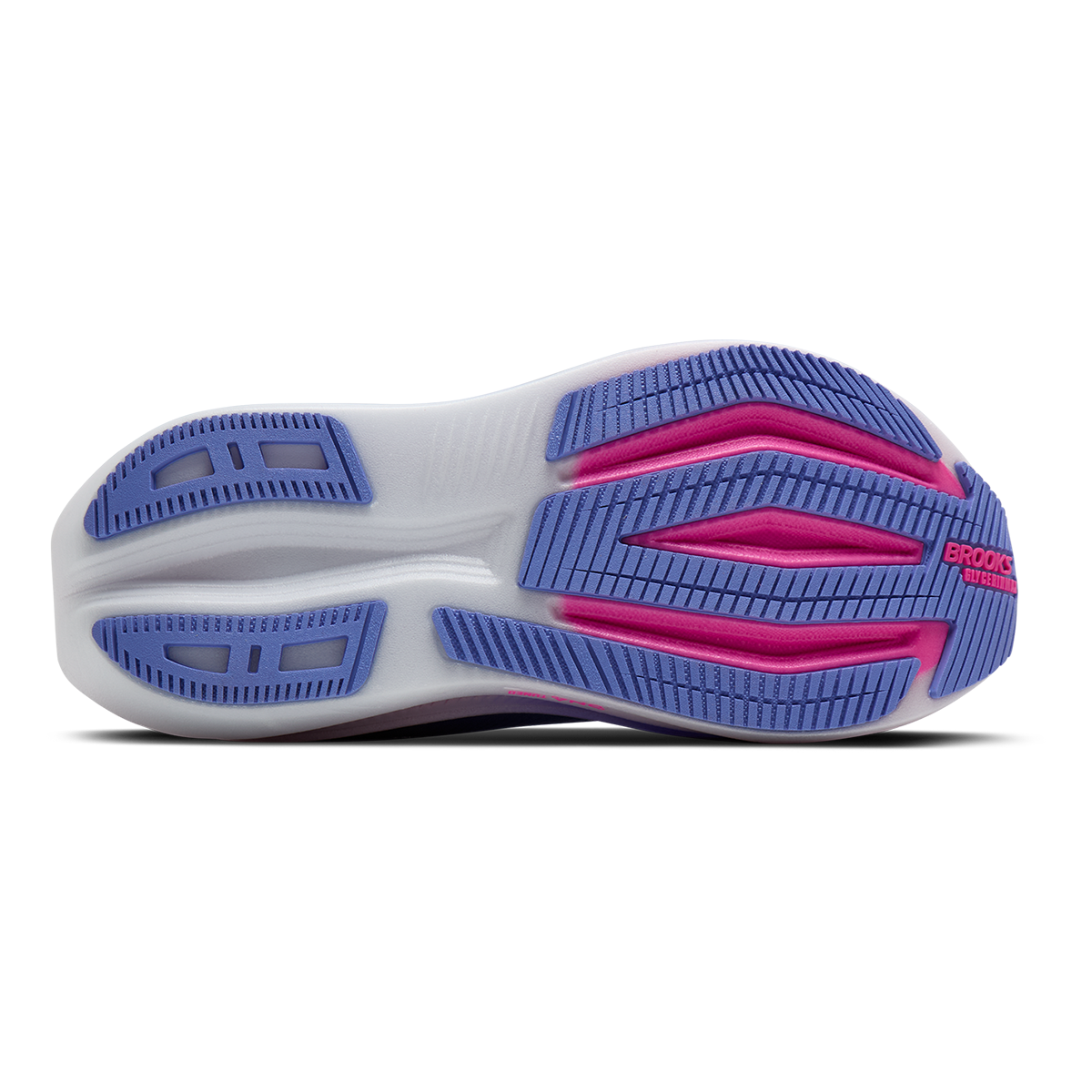 Brooks Glycerin Max 2 — Blazing Bell - Pink - White — Size B — Width 5 — Top View