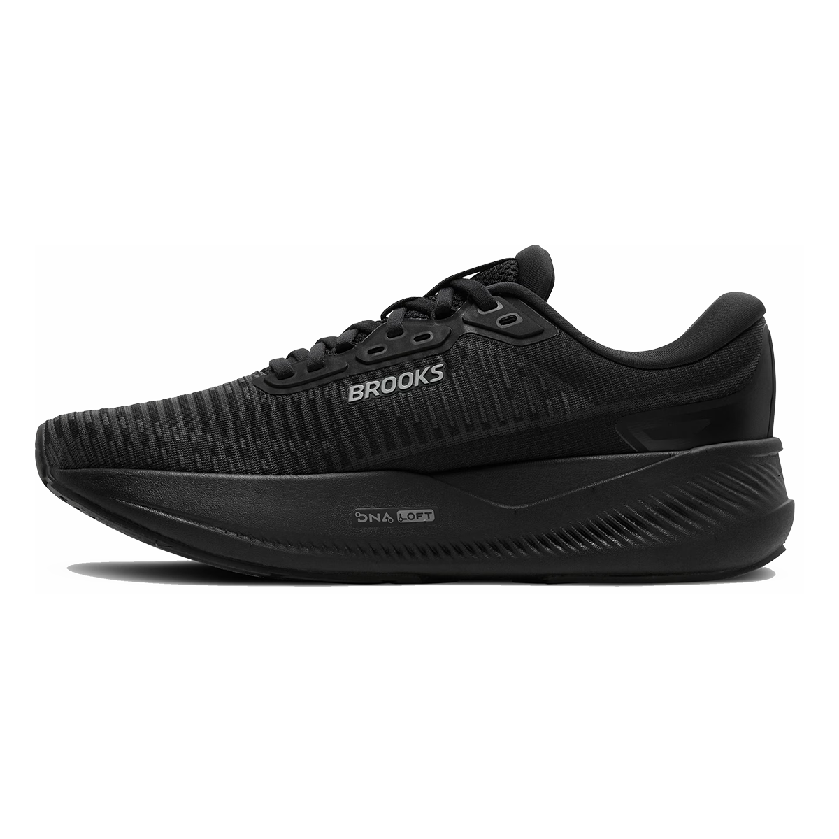 Brooks Revel Max — Black - Black - Ebony — Size B — Width 5 — Lifestyle View