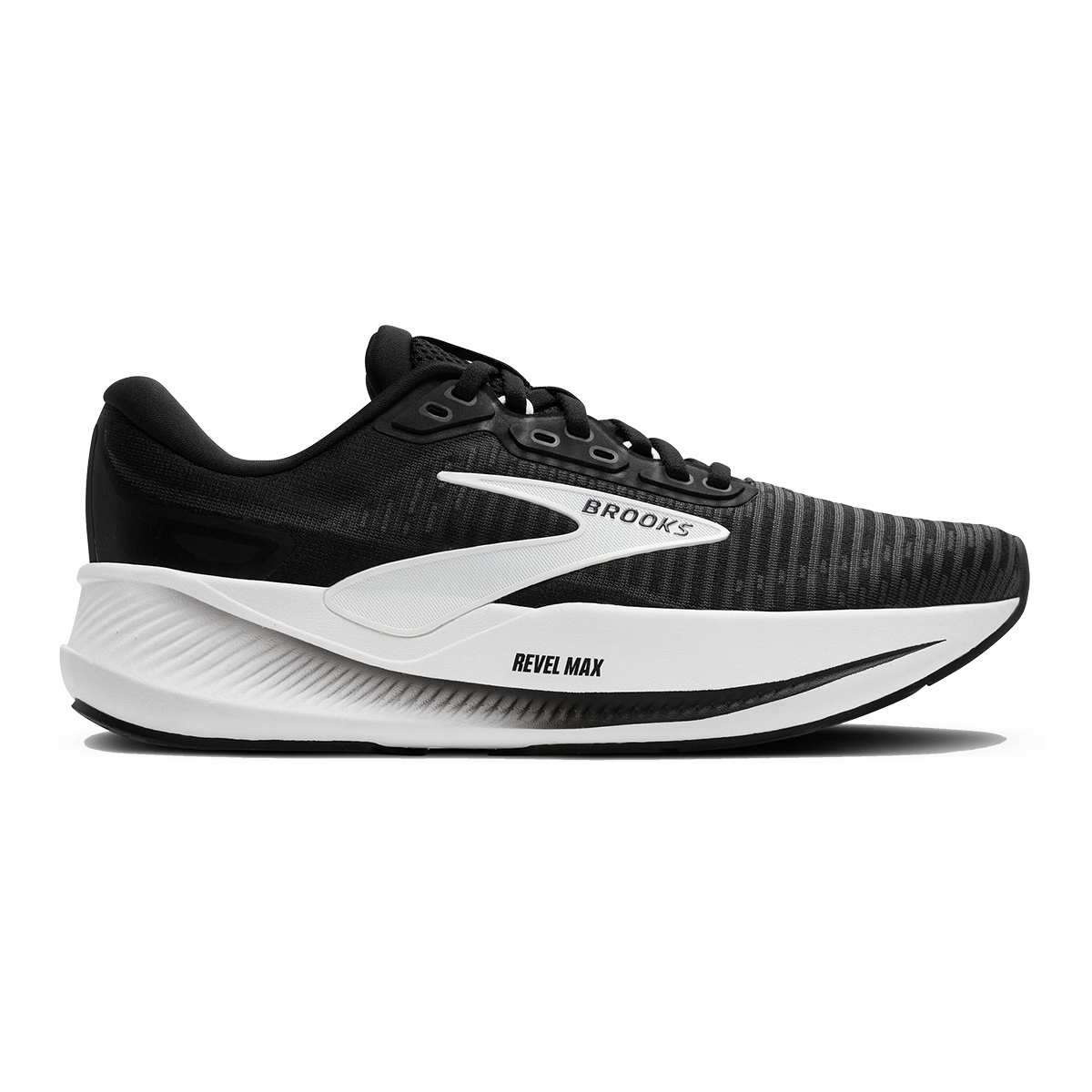 Brooks Revel Max — Black - Black - Ebony — Size B — Width 5 — Alternate View 9
