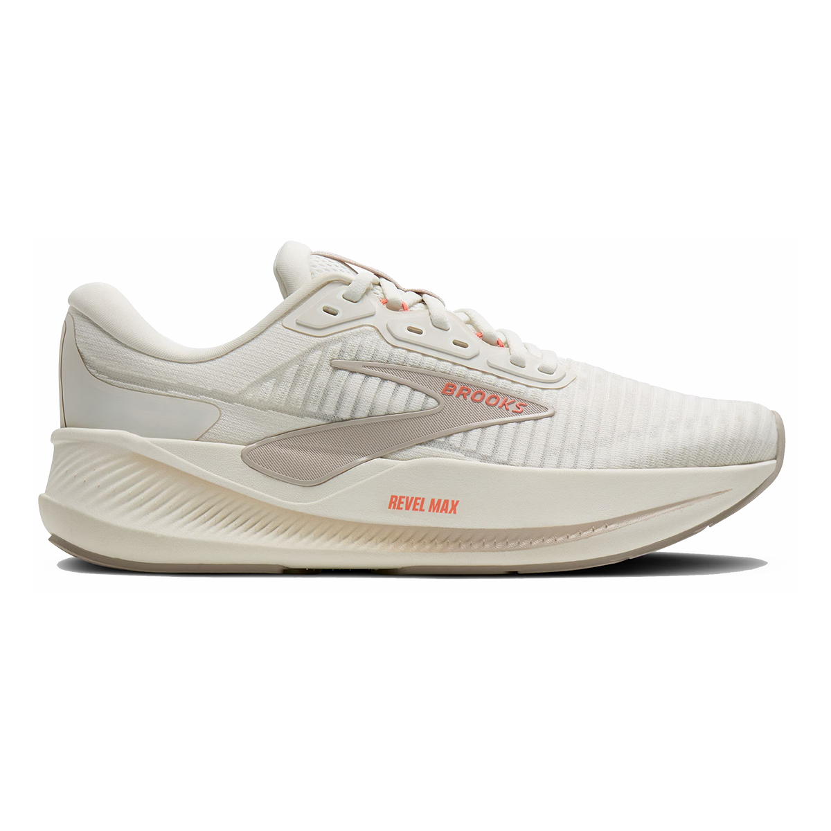 Brooks Revel Max — Black - Black - Ebony — Size B — Width 5 — Front View