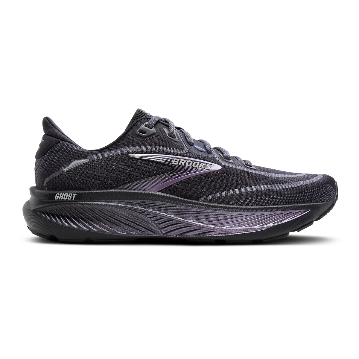 Brooks Ghost 18 — Black - Black - Bone Brown — Size B — Width 5 — Alternate View 25
