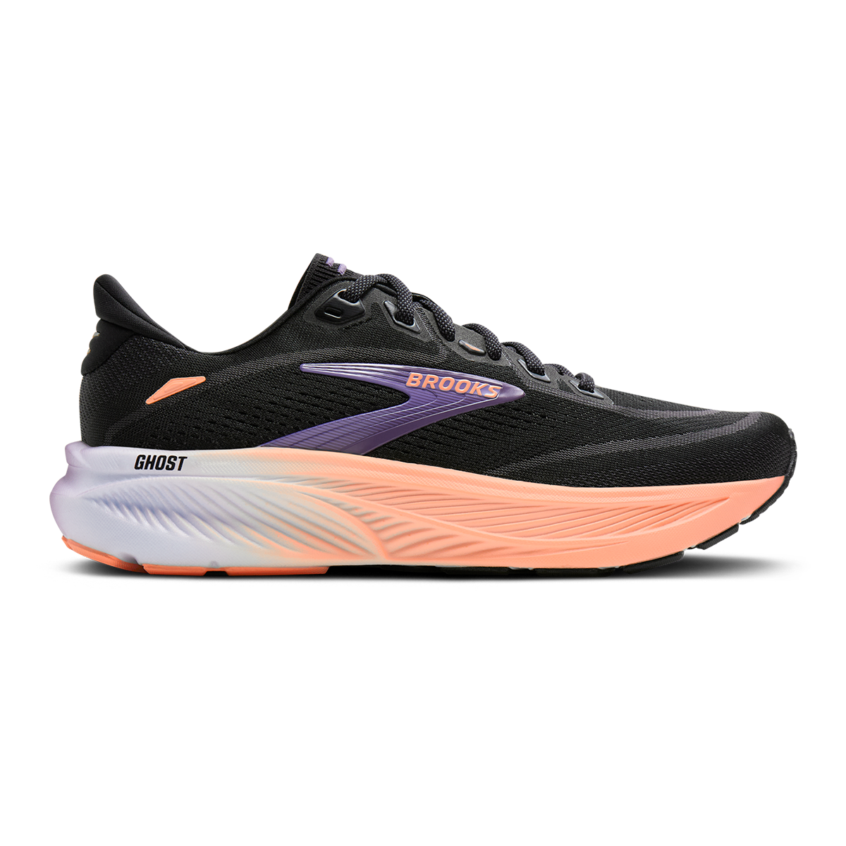 Brooks Ghost 18 — Black - Black - Bone Brown — Size B — Width 5 — Alternate View 17